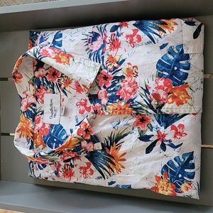 Goodfellow & Co Men's 2XB Hawaiian Button Down Short Sleeve Shirt